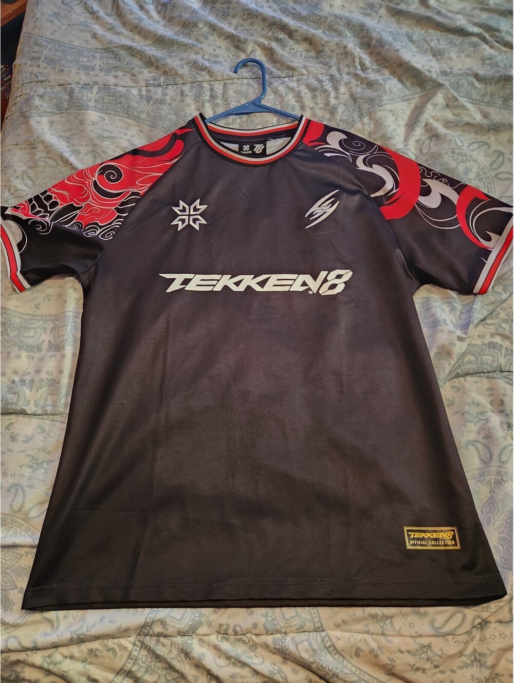 Dyenamik Tekken 8 Jin Kazama Video Game Soccer Jersey Size L